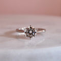 Classic Round Moissanite Solitaire Engagement Ring